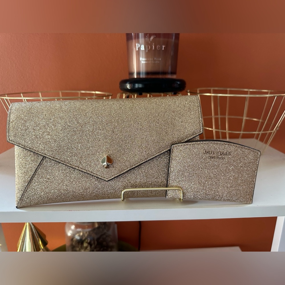 KATE SPADE Burgess Court “Golden” Crossbody Set (NWOT)